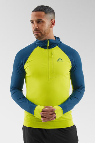 Mountain Equipment Mens Aiguille Hooded Top  Vine/Majolica