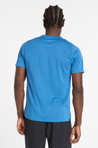 New Balance Mens Athletics T-Shirt Blue Agate