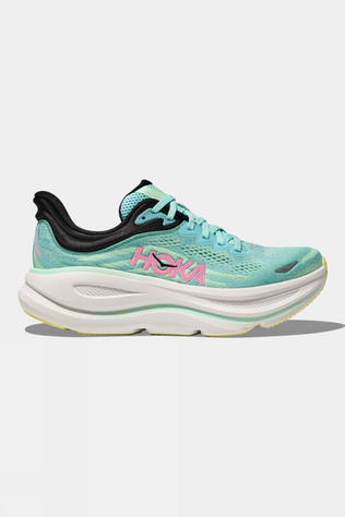 Hoka Womens Bondi 9 Shoes Blue Spark/Mint Flourite