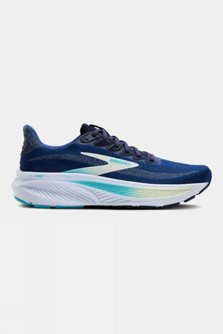 Brooks Womens Ghost 17 Shoes Navy/Green/Turquoise