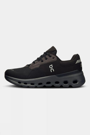 On Womens Cloudrunner 2 Waterproof Shoes Magnet/Black