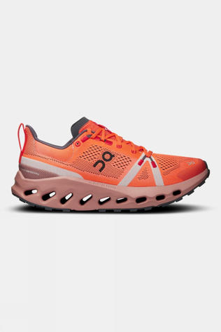 On Womens Cloudsurfer Trail Shoes Flame/Dustrose