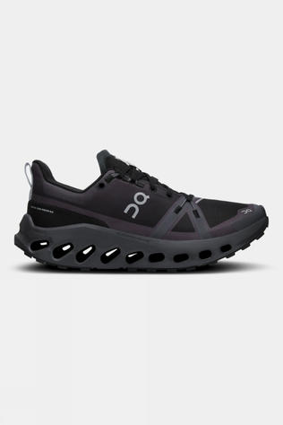 On Womens Cloudsurfer Trail Waterproof Shoes Black/Eclipse