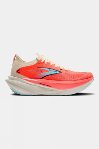 Brooks Womens Hyperion Max 3 Shoes Coconut/Fiery Coral/Atomizer