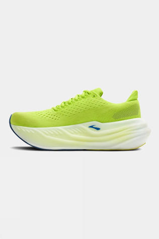 Brooks Mens Glycerin Max Shoes Lime/Navy Peony/White