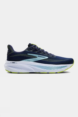 Brooks Mens Ghost 17 Shoes Peacoat/Lime/Blue