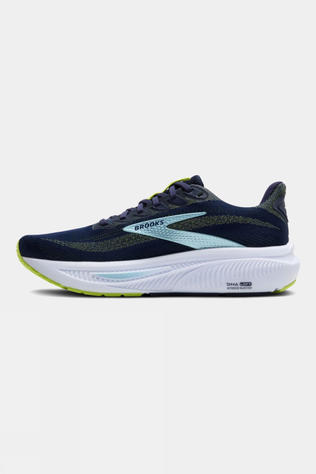Brooks Mens Ghost 17 Shoes - Wide Peacoat/Lime/Blue