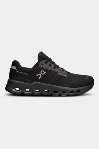 On Mens Cloudrunner 2 Waterproof Shoes Magnet/Black