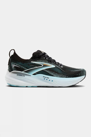 Brooks Mens Glycerin GTS 22 Shoes Black/Atomizer/Blazing Orange