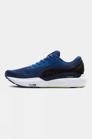 Brooks Mens Adrenaline GTS 24 Shoes Navy Peony/Black/Acid Lime
