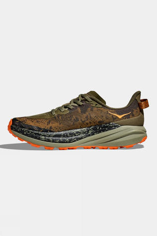 Hoka Mens Speedgoat 6 Shoes - Wide Antique Olive/Squash