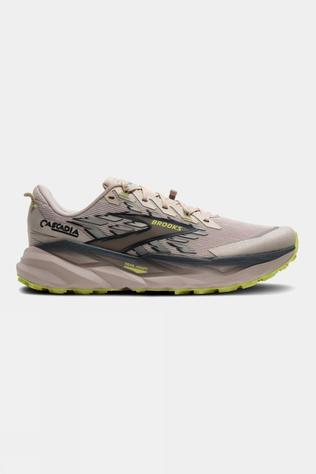 Brooks Mens Cascadia 19 Shoes Chateau/Ebony/Sunny Lime